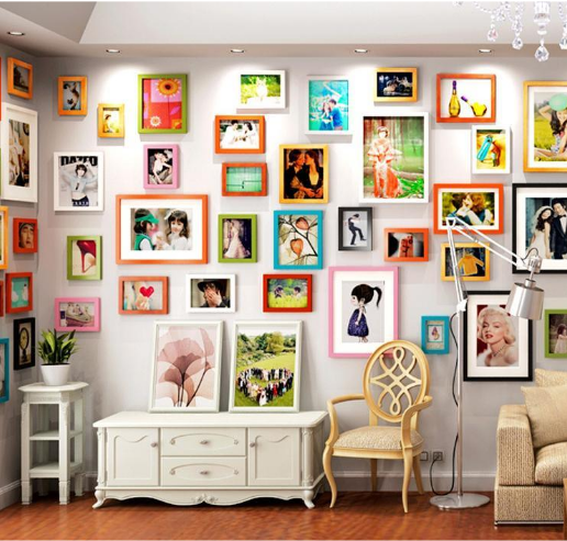Colorful Wooden Standing Photo Frame Effect Poster Wall Picture Frame from china.png