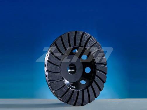 China Turbo Concrete Grinding Cup Wheel ZL-17 