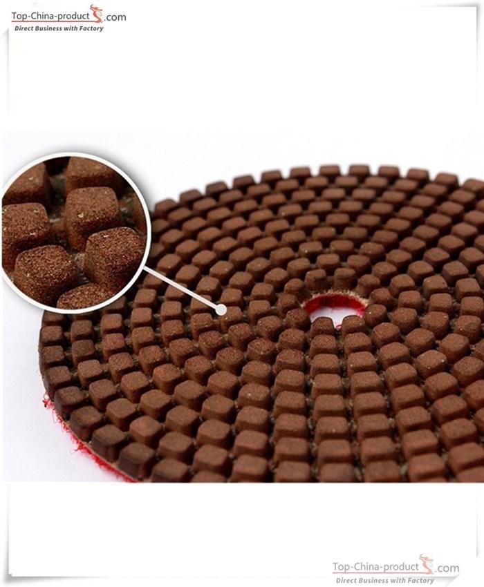 Resin Diamond Copper Polishing Pads for Concrete Floor ZL-123F 